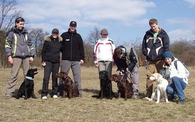 Výcvikové setkání štěňátek sobota 21.3.2009